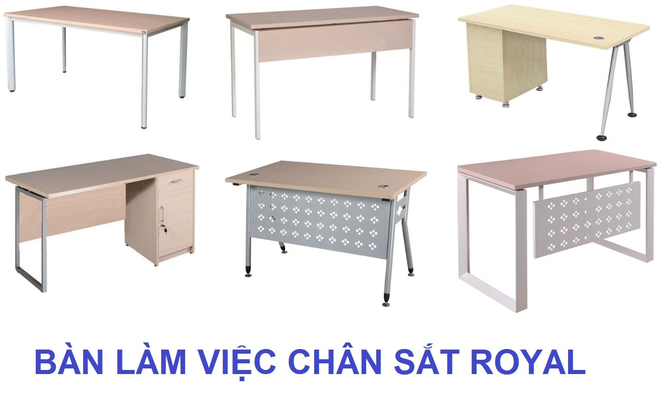 Điểm danh các dòng bàn làm việc chân sắt văn phòng của Hòa Phát