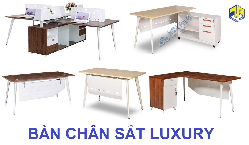 Điểm danh các dòng bàn làm việc chân sắt văn phòng của Hòa Phát