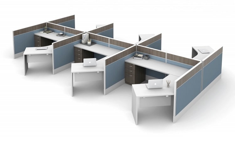 Gợi ý sắp xếp cụm bàn làm việc 6 người khoa học và đẹp mắt