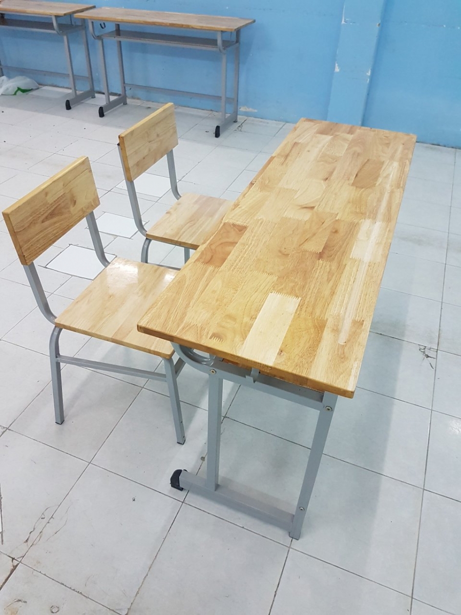 KHUYẾN MÃI LỚN HÈ 2020 1000 Bộ bàn ghế học sinh trường học BHS123CS GIÁ SIÊU HẤP DẪN