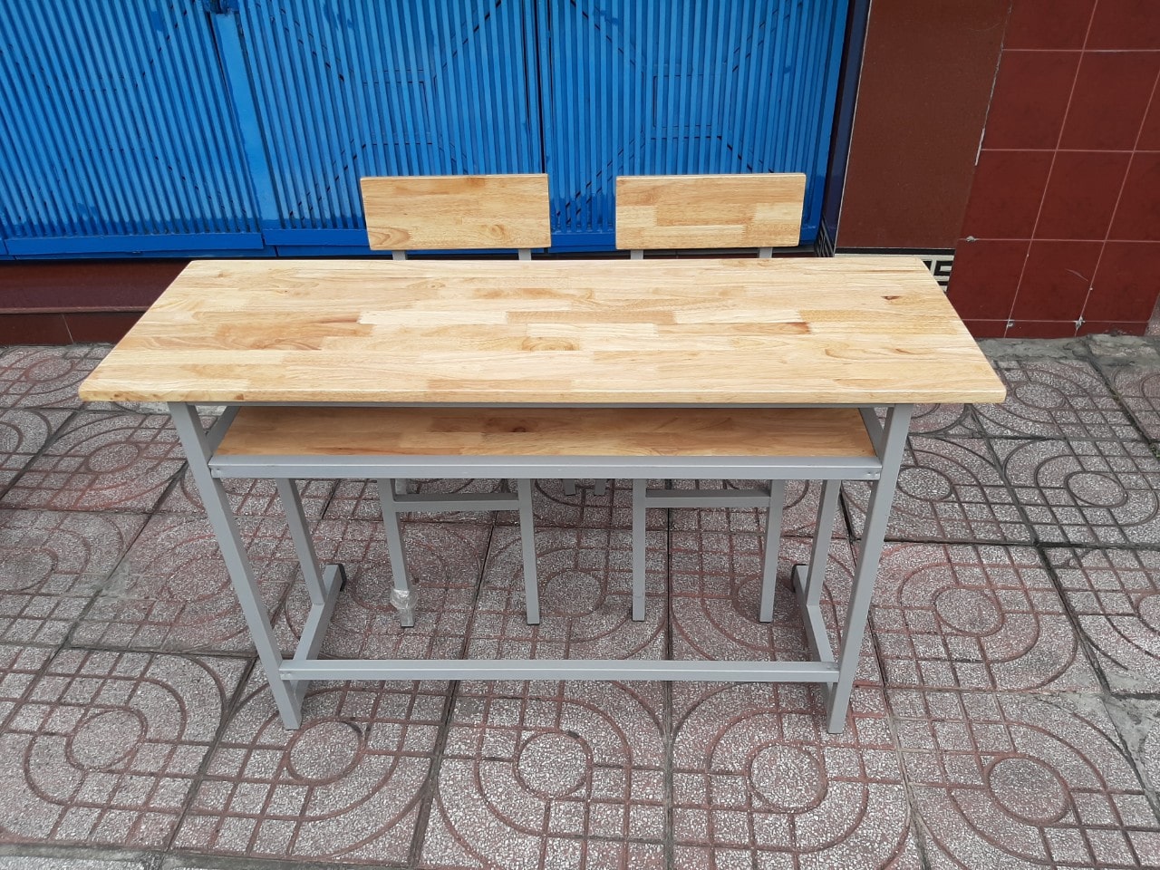 KHUYẾN MÃI LỚN HÈ 2020 1000 Bộ bàn ghế học sinh trường học BHS123CS GI