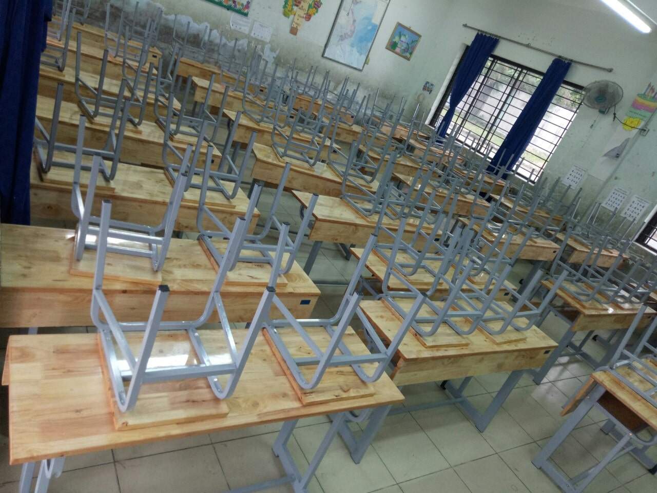 Mẫu BÀN GHẾ HỌC SINH trường học HOT NHẤT HÈ 2020