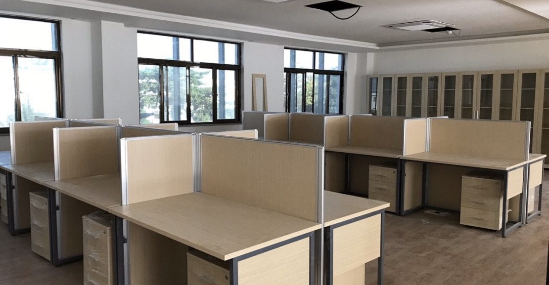 Mẫu vách ngăn khung nhôm bọc nỉ mới nhất năm 2020