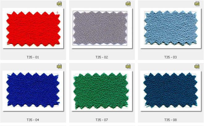 màu vải nỉ vách ngăn