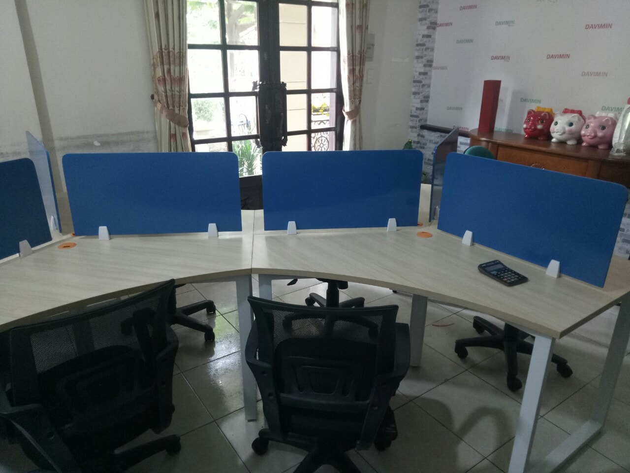 Module cụm bàn làm việc giá rẻ cho văn phòng 4 đến 10 người