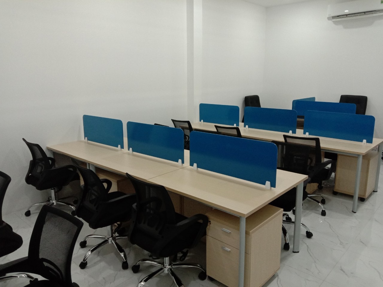 Module cụm bàn làm việc giá rẻ cho văn phòng 4 đến 10 người