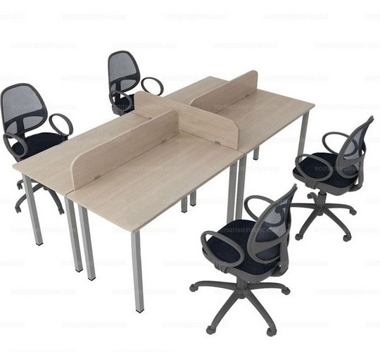 Những lưu ý khi chọn bàn làm việc văn phòng 4 người giá rẻ