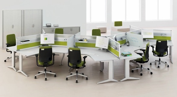 Sản xuất cụm bàn làm việc 8 người theo yêu cầu tại TPHCM