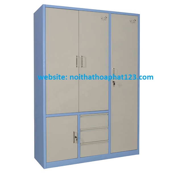 Tủ sắt quần áo TU17B1C2