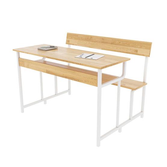 bàn ghế học sinh gỗ cao su