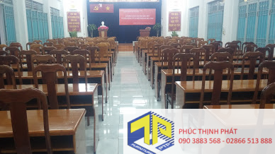 bàn ghế hội trường hòa phát