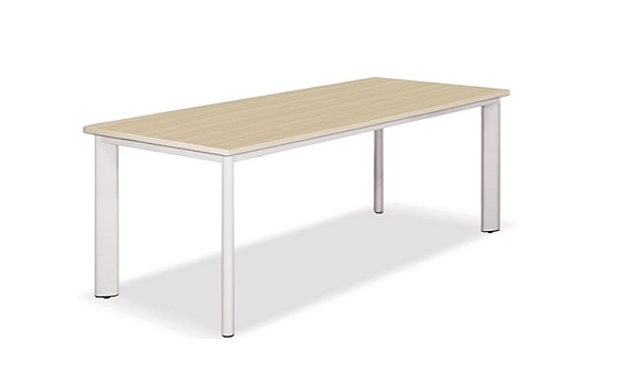 bàn họp chân sắt oval BHO18