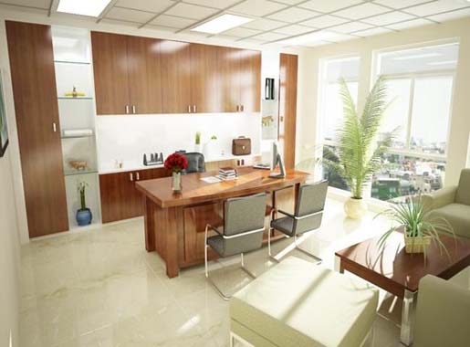 bố trí bàn làm việc mệnh kim