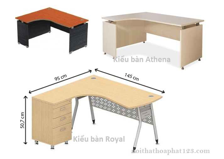 bàn làm việc chữ L Hòa Phát hcm