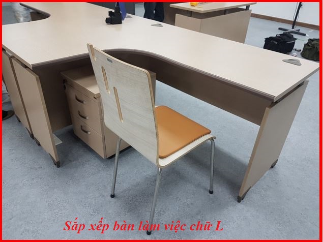 bàn làm việc chữ L