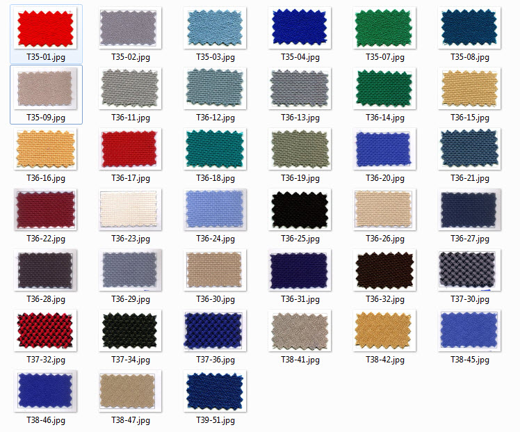 bảng màu vách ngăn