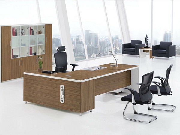 bàn làm việc chữ L văn phòng