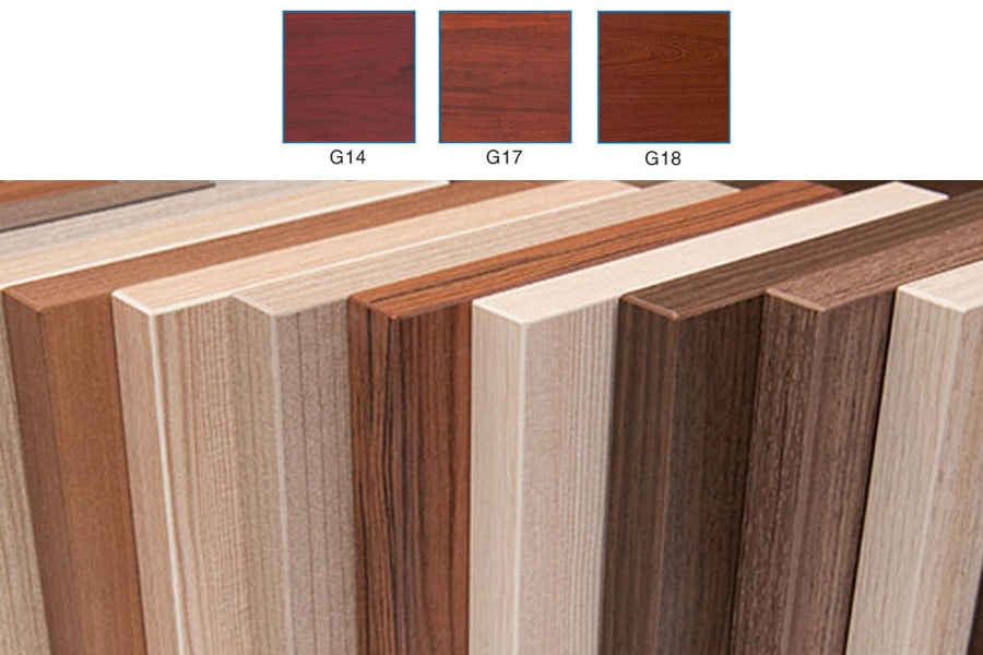 bảng màu gỗ sơn PU