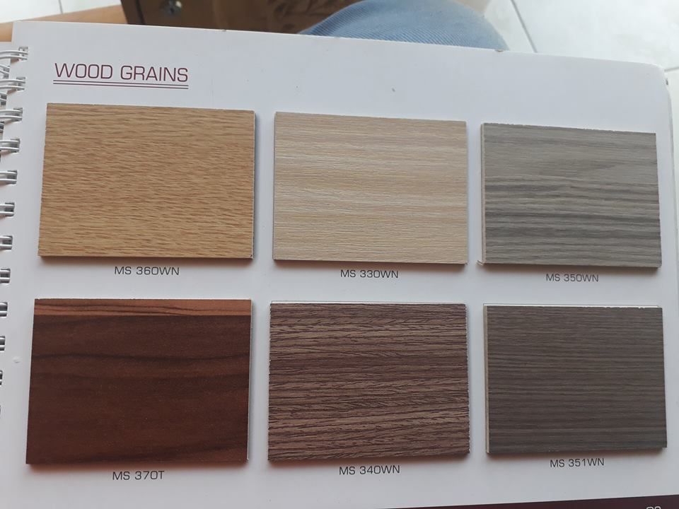 bàn màu gô melamien