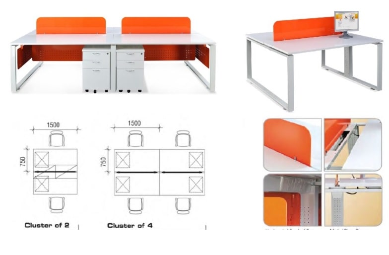 chọn vách ngăn bàn làm việc phù hợp