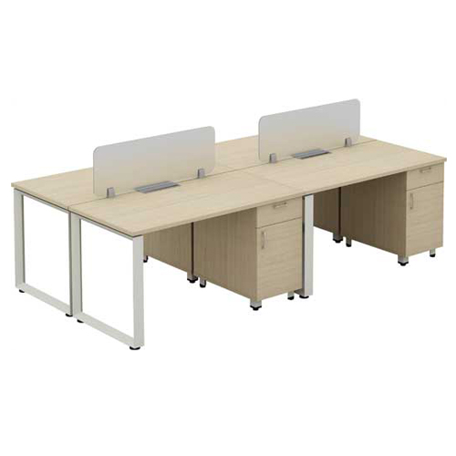 cụm bàn làm việc 4 chỗ