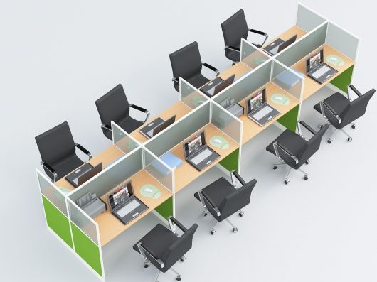 cụm bàn làm việc 8 chỗ hòa phát