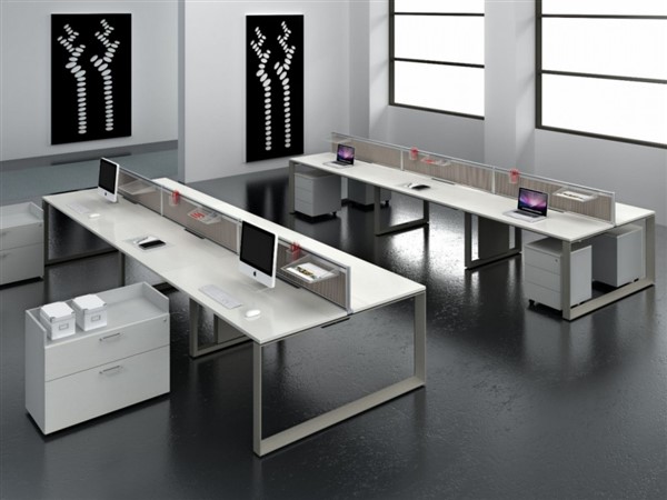 cụm bàn làm việc chân sắt