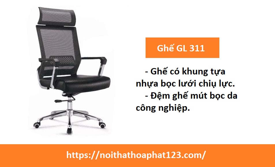 Ghế lưới cao cấp hòa phát GL 311