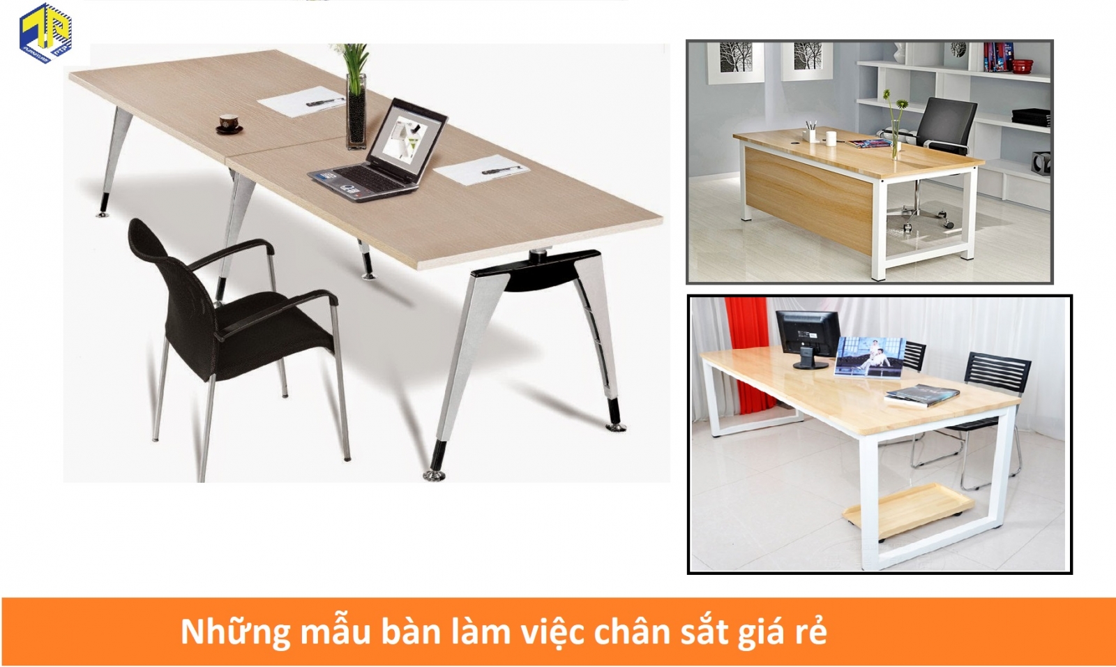 Những mẫu bàn làm việc chân sắt giá rẻ vừa ra đời đã khiến dân văn phòng mê tít