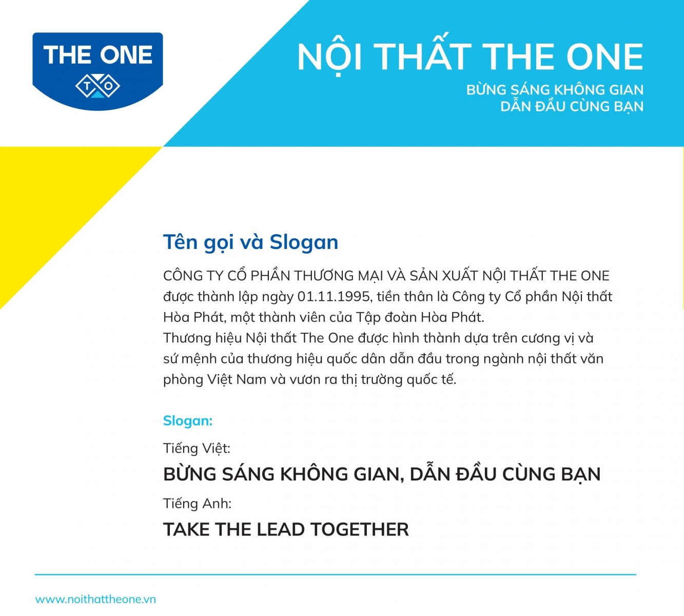 THÔNG BÁO thay đổi tên thương hiệu NỘI THẤT HÒA PHÁT thành NỘI THẤT TH