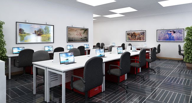 Thi công nội thất văn phòng Hòa Phát