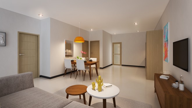 thi công nội thất chung cư sky 9