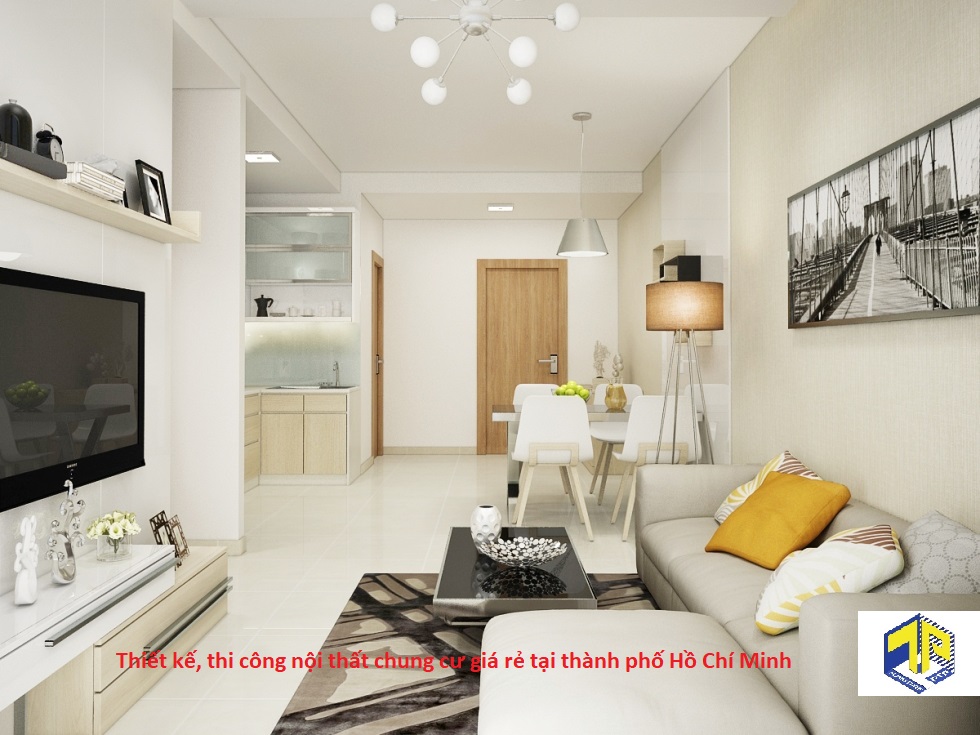 Thiết kế, thi công trọn gói nội thất chung cư giá rẻ tại thành phố Hồ Chí Minh
