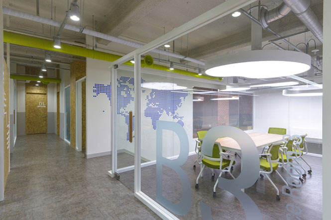 thiết kế văn phòng mở 1