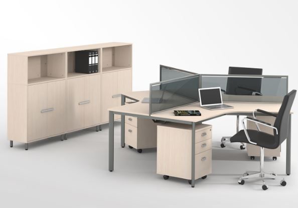 Tính thời thượng trong thiết kế bàn làm việc chân sắt