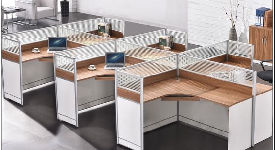 vách ngăn gỗ nhôm kính