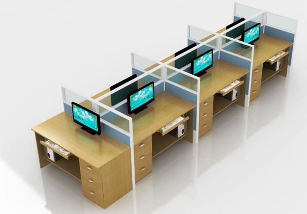 vách ngăn bàn làm việc hòa phát