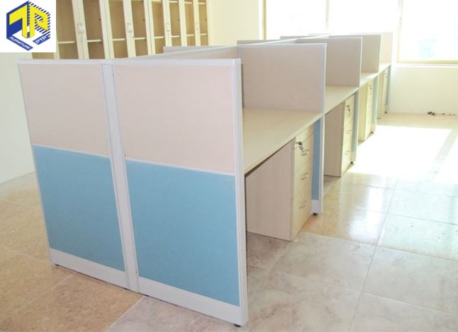 Vách ngăn nỉ 2 màu