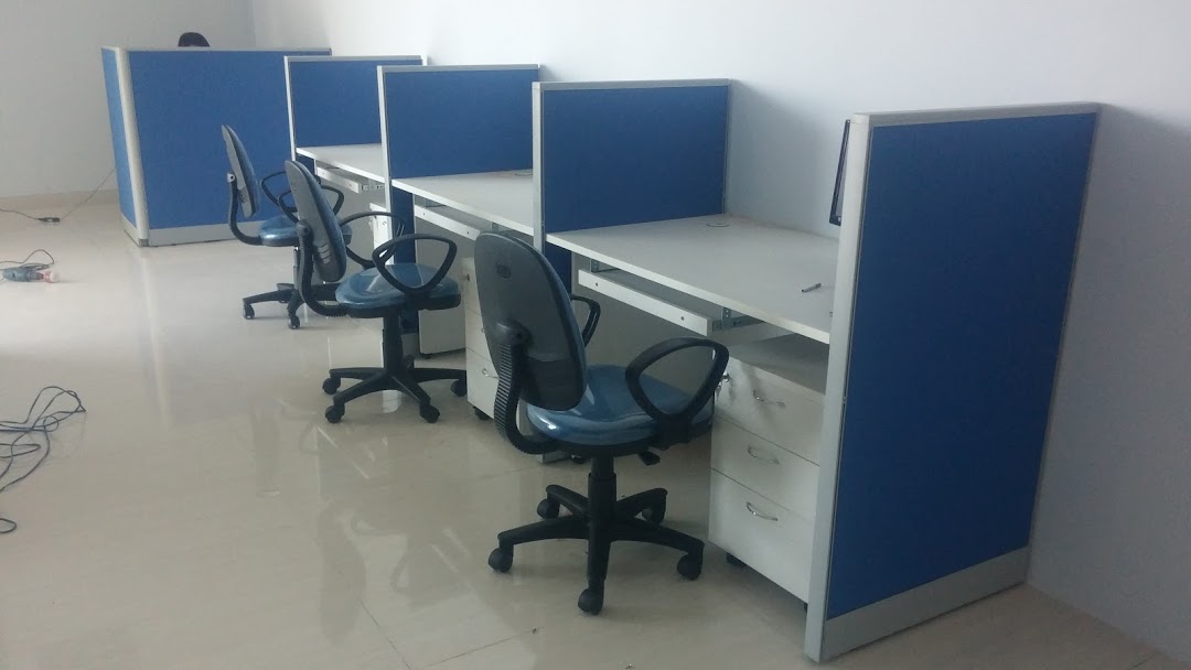 vách ngăn văn phòng nhôm nỉ