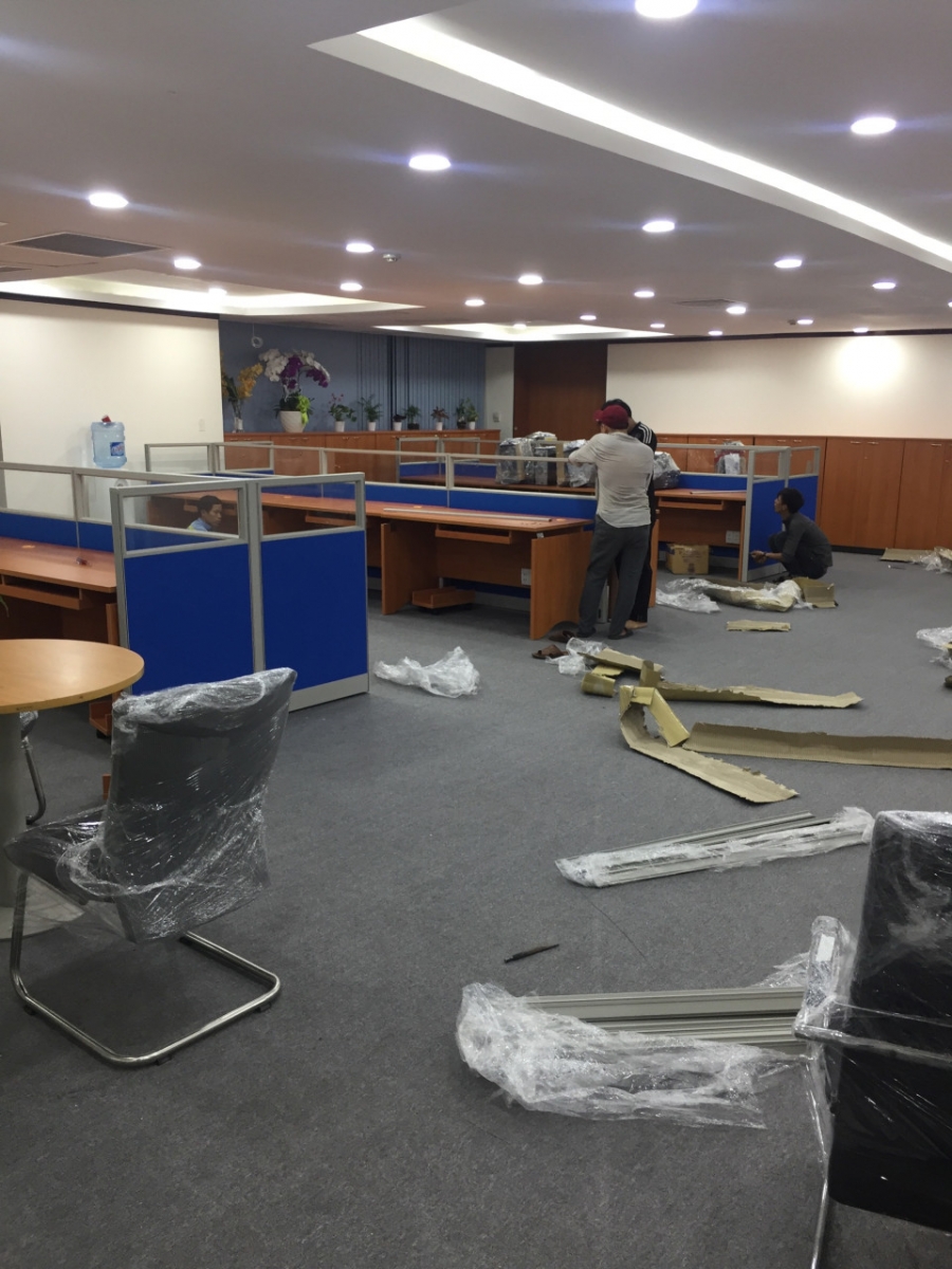 setup văn phòng cuối năm